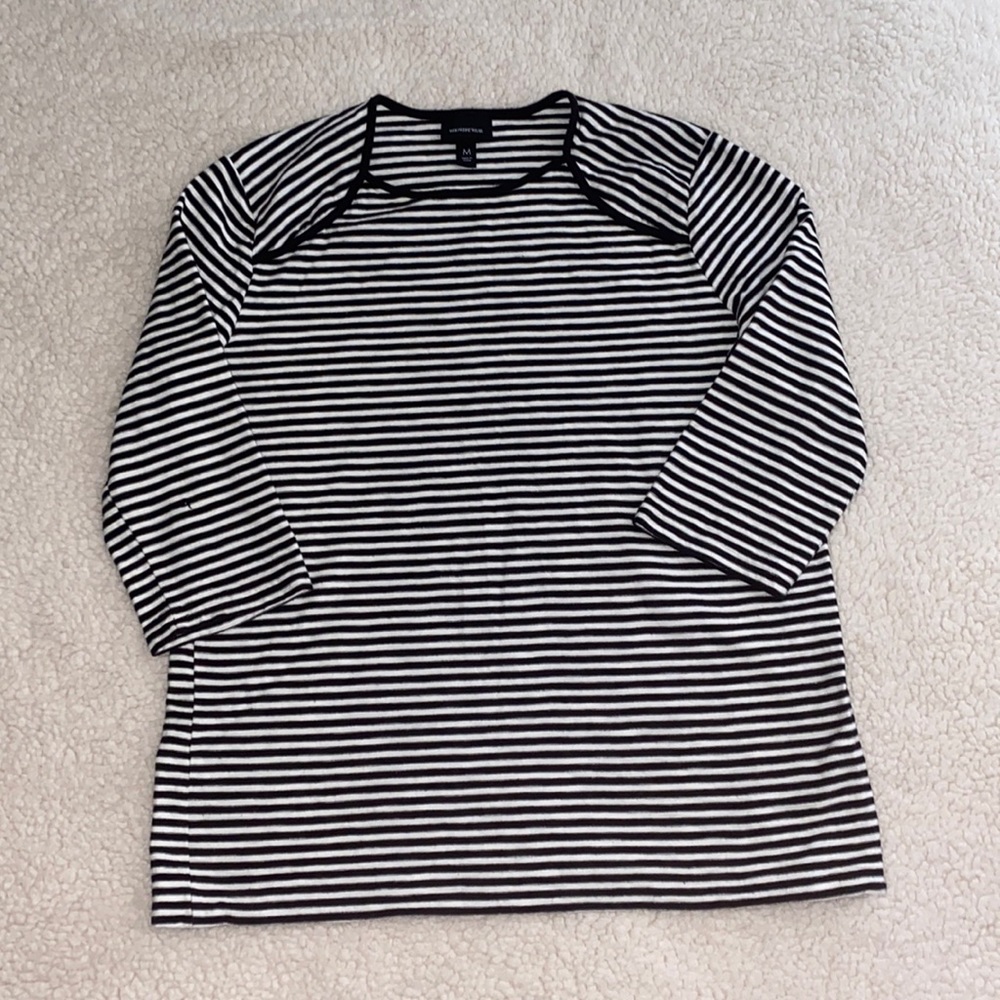 WhoWhatWear striped top